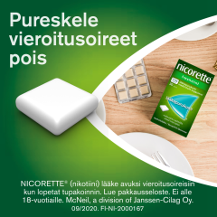 NICORETTE lääkepurukumi 4 mg 210 fol